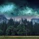 Mountains Night