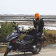 lady on bike