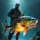fishing man with $imagin