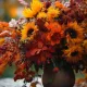 Bouquet of flowers in a vase