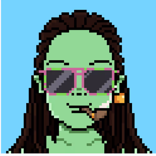 green woman