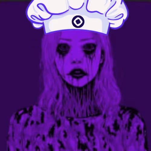 Purple Scribbles by Big Vee