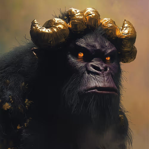 Angry monkey