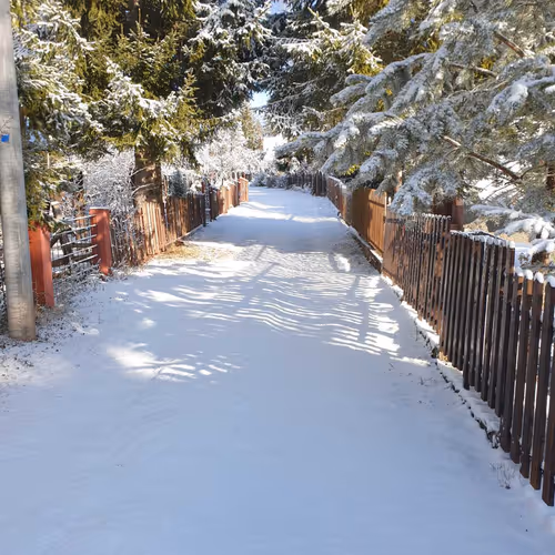 beautifull street in winter