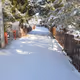 beautifull street in winter