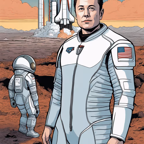 Elon Musk In Space