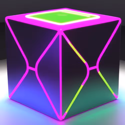 Neon cube