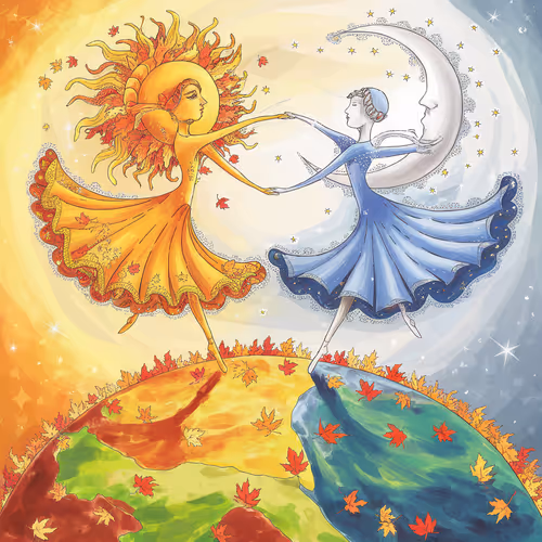 Sun and moon dancers.