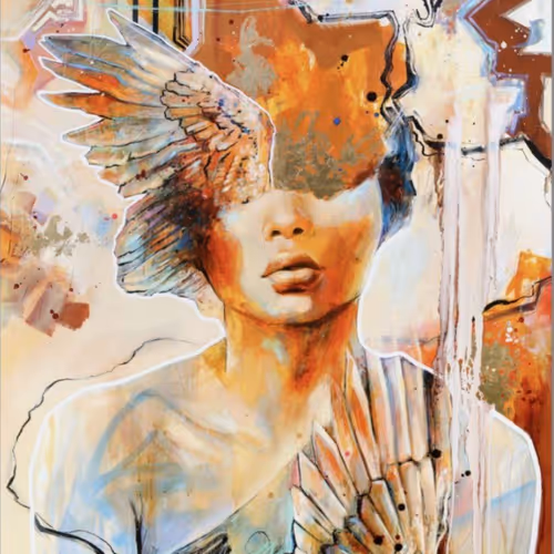 Art in the style of a woman