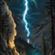 Thunderstorm Lightning from Yellowstone Park