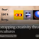 Bootstrapping creativity through hypercultures