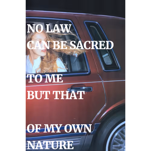 NO LAW MAY BE SACRED