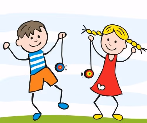 a girl and a boy