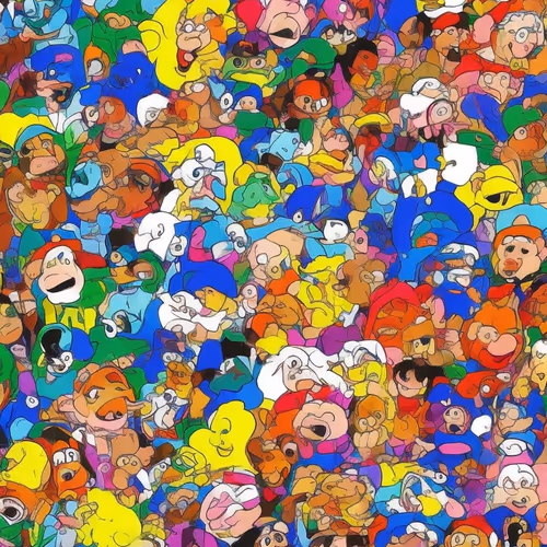 Multiverse Madness: Collage Chaos