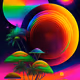 Psychedelic tropical