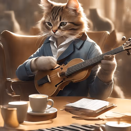 CoffeeCat-Musician