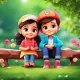Cute small age couple