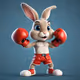 rabbit in boxer
