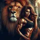 lion & fitnness girl