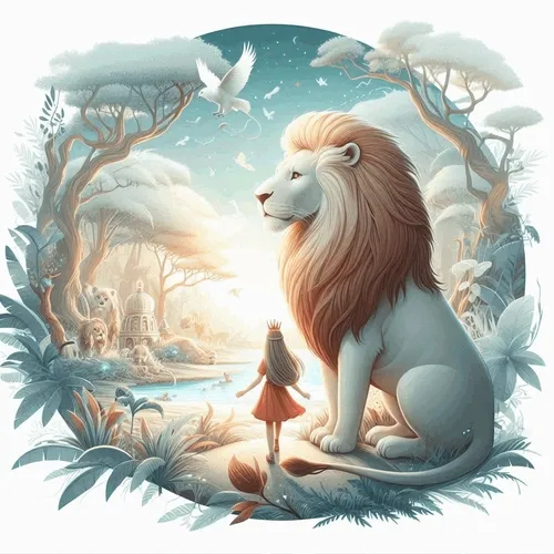 lion & fitnness girl