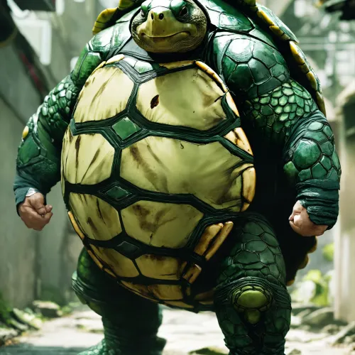Turtle on mass