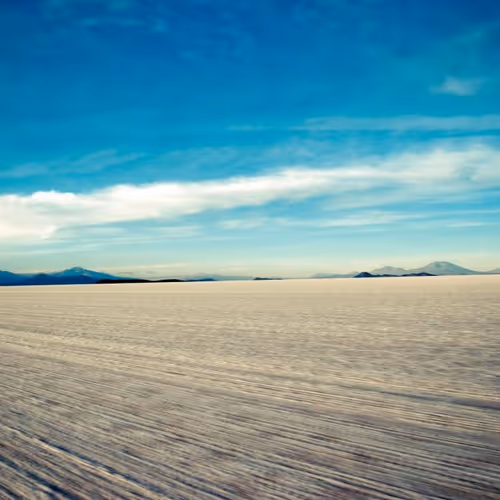 Uyuni Salt Lake in Bolivia