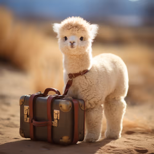 A baby llama