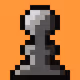 Chess pieces pixel art