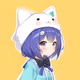 cat pretty girl