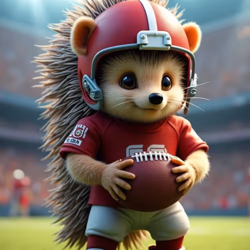 Hedgehog football player