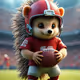 Hedgehog football player