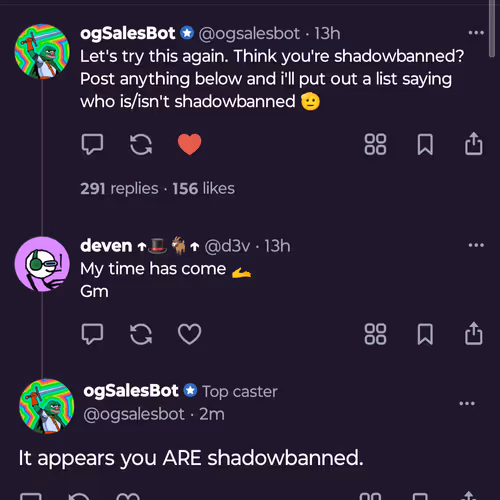 Shadow Banned