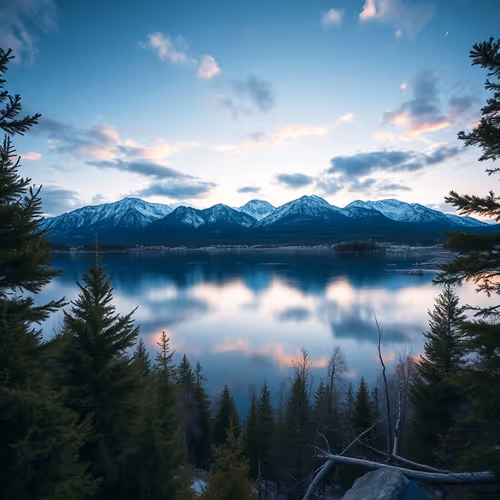 fresh and clear lake