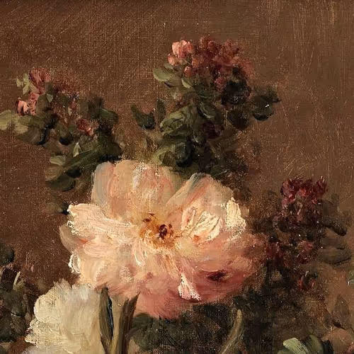 painting with flowers