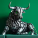 Bull on the little rest