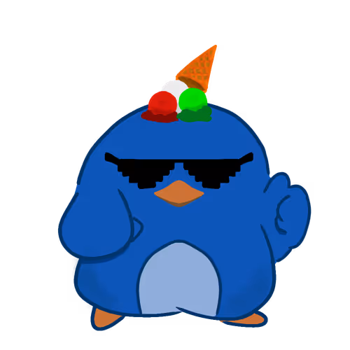 Penguin and Ice