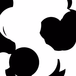 Black and white