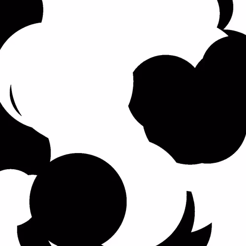 Black and white