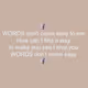 WORDS